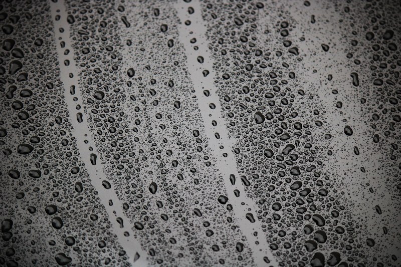 drip wet drop of water rain water metal paint 4k
