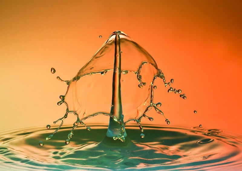 drip water drop of water hochspringender high drop 4k
