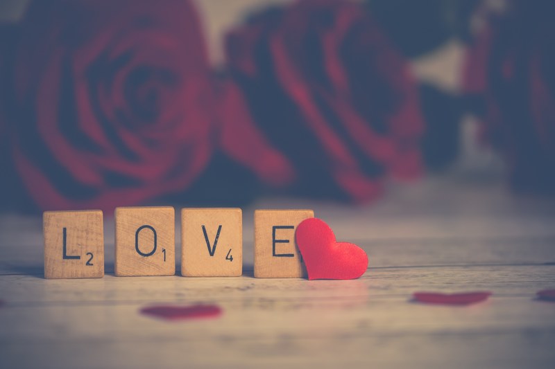 desktop background love in love hearts valentine 4k