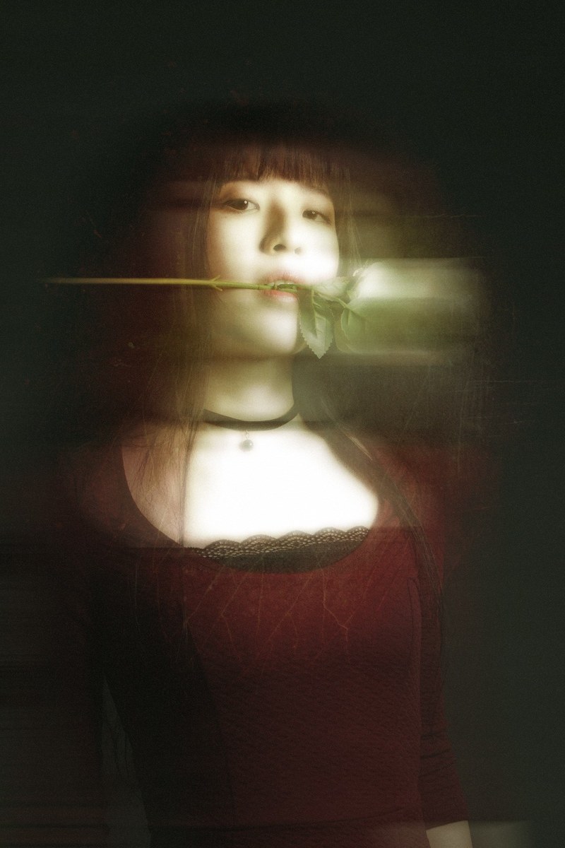 creepy model rose dark girl vampire 4k