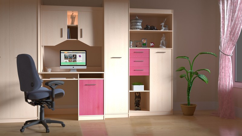 computer room room computer work indoors interior 4k