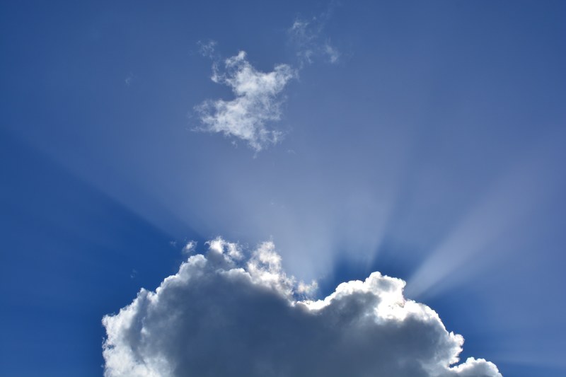 clouds nature clouds form dark clouds sky blue 4k