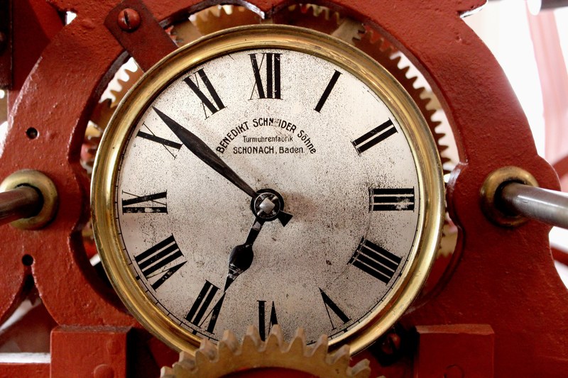 clock tower historically movement clock face museum 4k