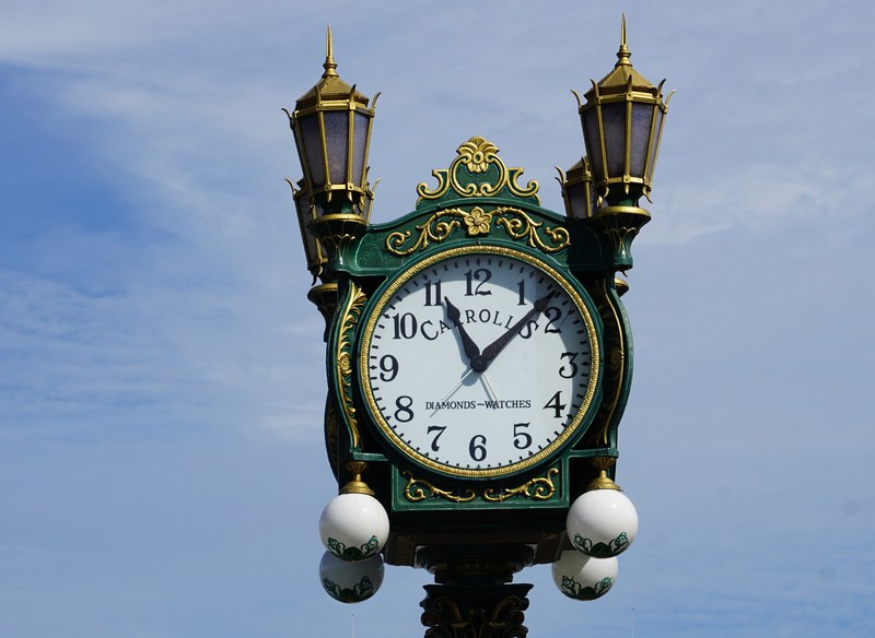 clock pointer clock face old museum port seattle 4k