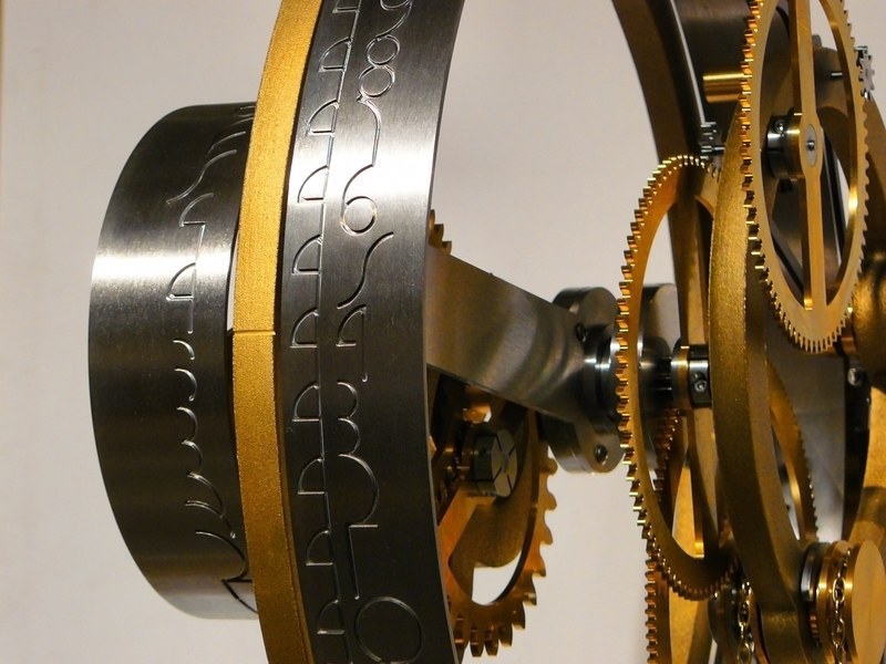 clock time hour minute watch structure instrument 4k