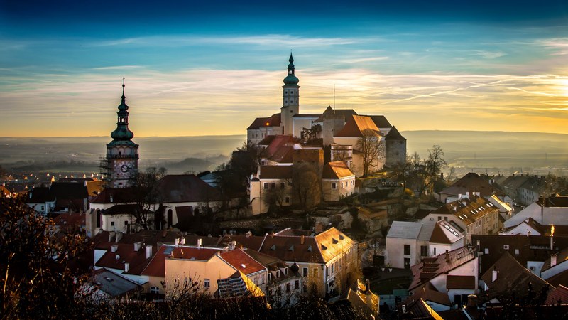 city old architecture old town czech republic 4k