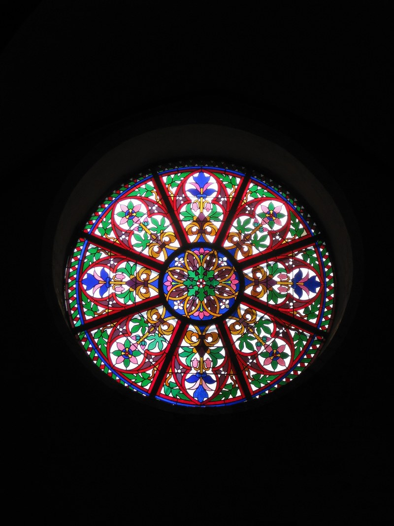 church window stained glass architecture about 4k