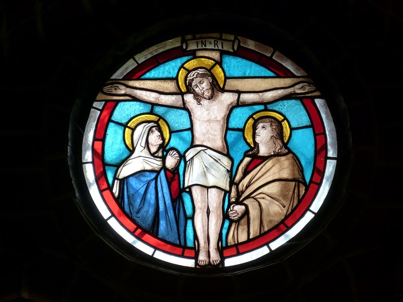church window church window stained glass color 4k