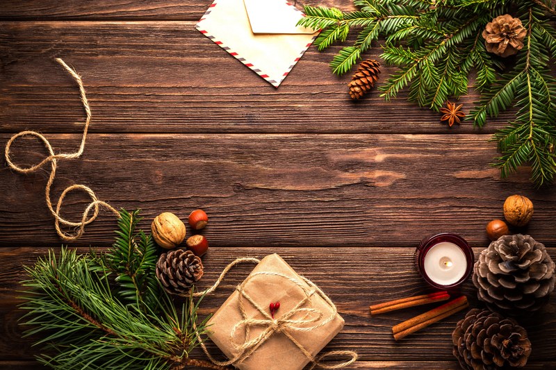 christmas new years eve postcard congratulation 4k