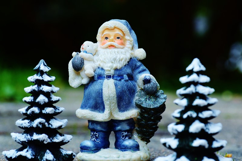 christmas santa claus figure decoration nicholas 4k