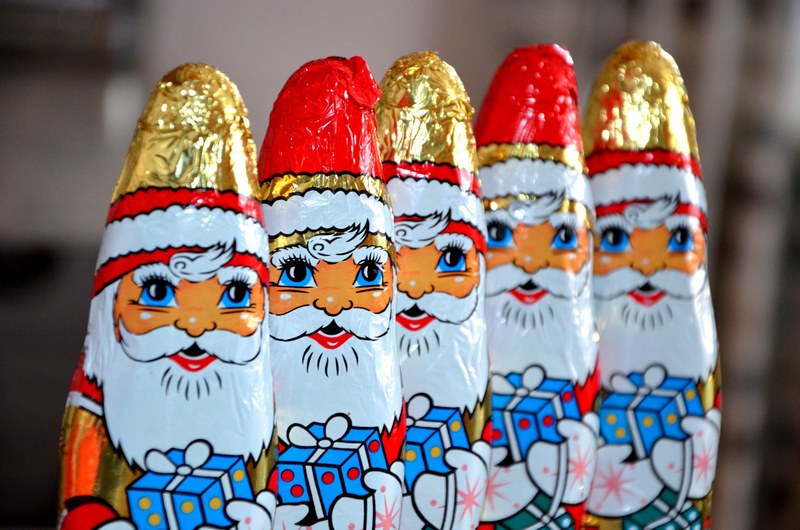 chocolate santa claus santa clauses niko lice 4k