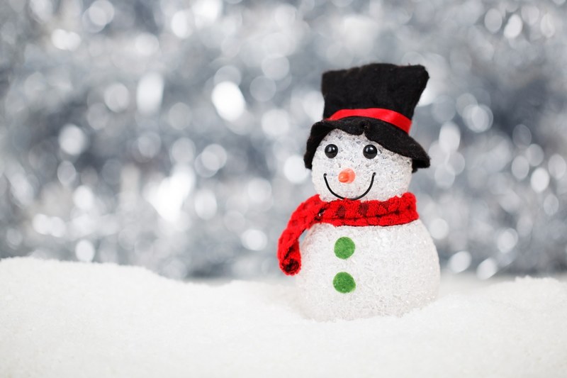 christmas snow snowman decoration holiday symbol 4k
