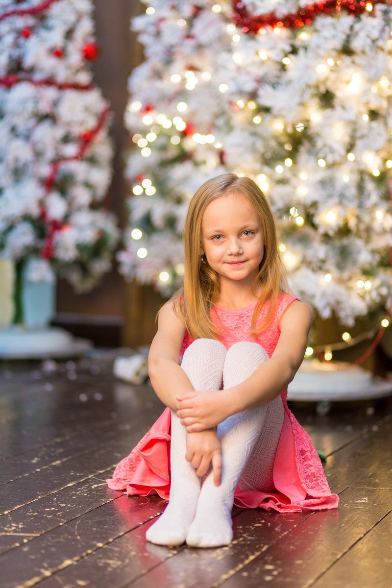 child christmas girl people season happiness 4k