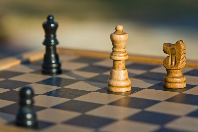 chess figure game play board chessboard strategy 4k