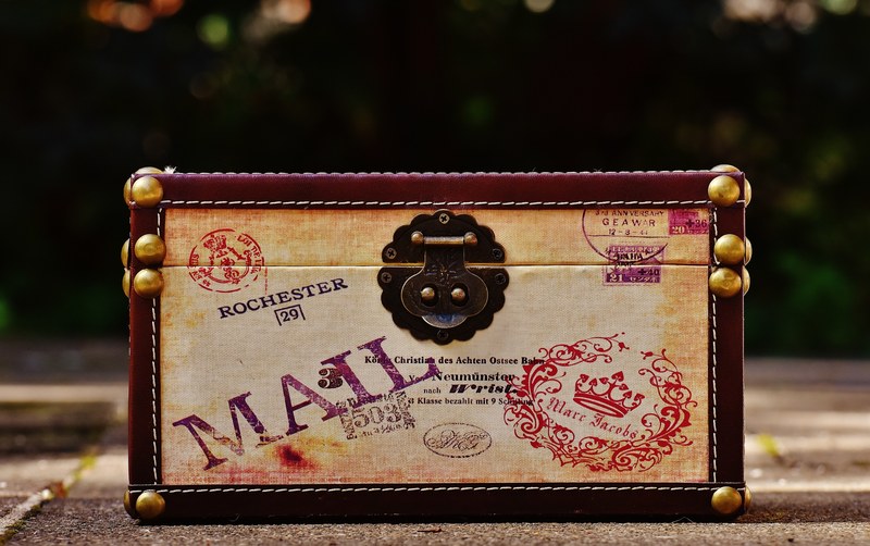 chest luggage send mail go away lap box closure 4k