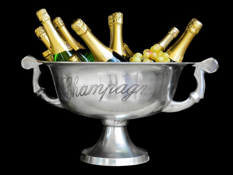 champagne drink sparkling wine bottles 4k