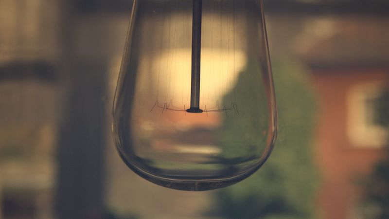 lamps, glass, shape, reflection, 4k