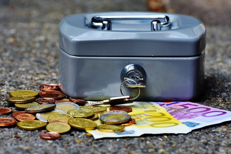 cashbox money currency cash box finance money box 4k