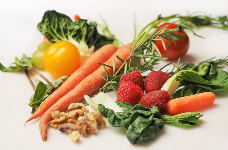 carrot kale walnuts tomatoes vegetable food 4k