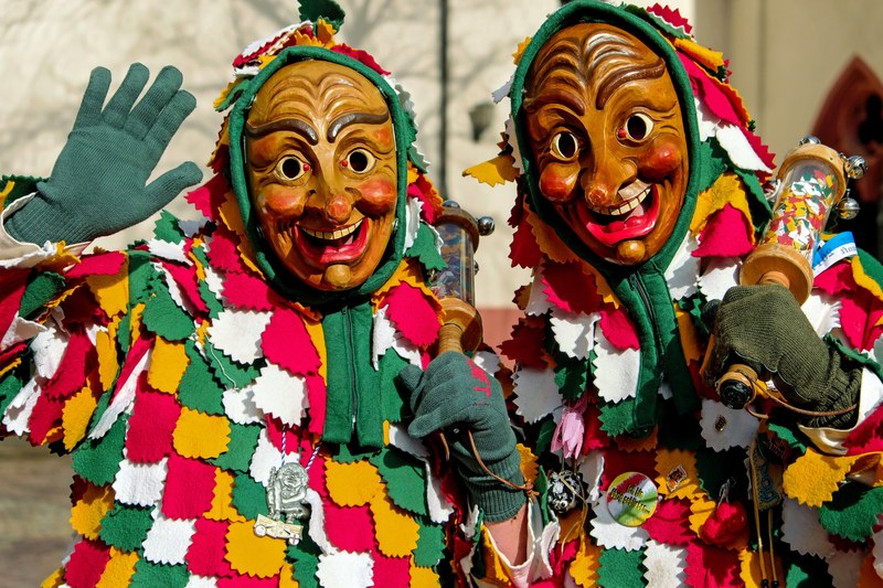 carnival fasnet swabian alemannic wooden mask 4k