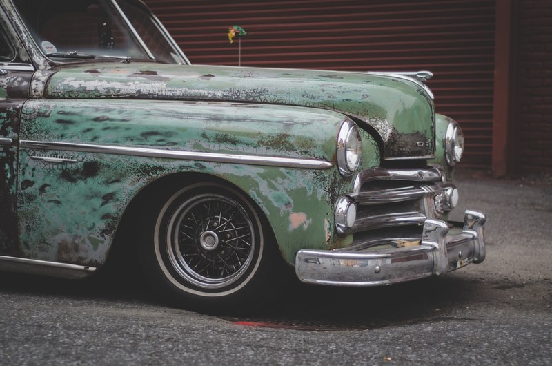 car vintage classic retro automobile 4k