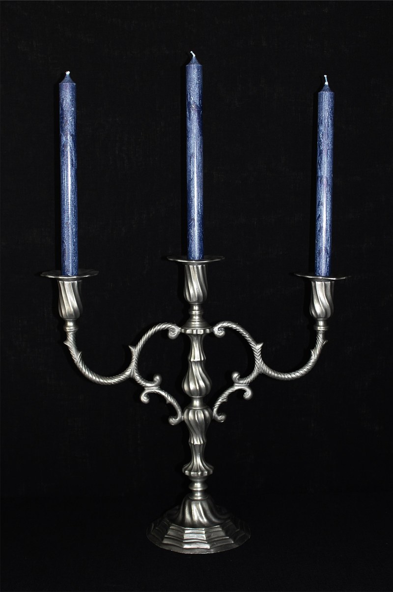 candlestick tin chandeliers three armed home decor 4k