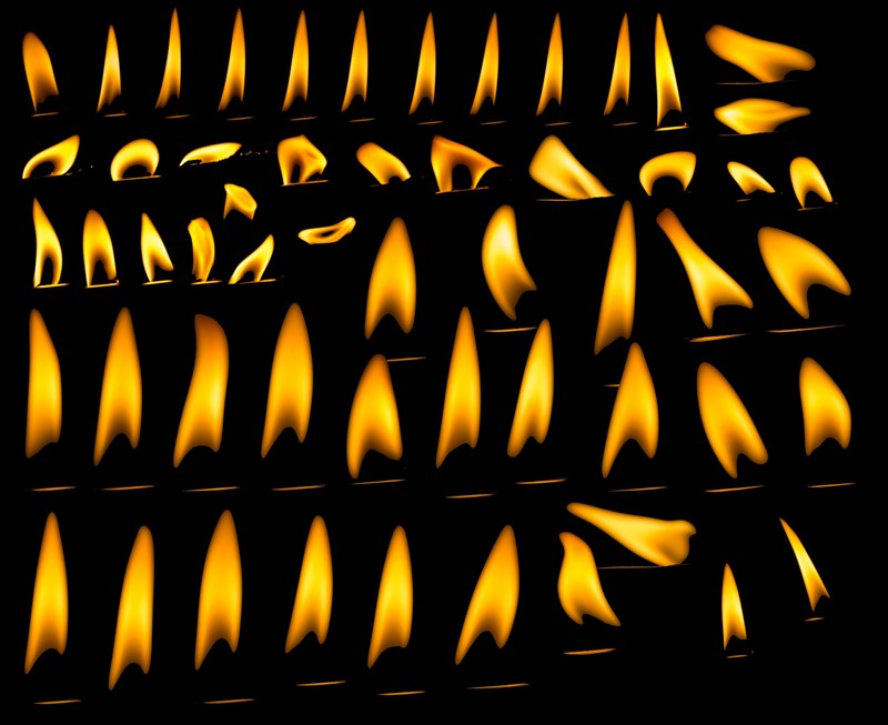 candle flame flame fire light burn wax candle 4k