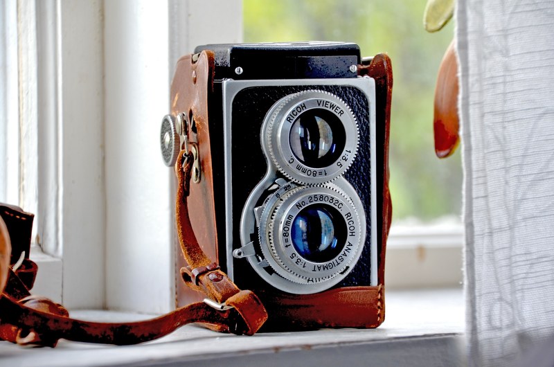 camera retro ricoh old camera 4k