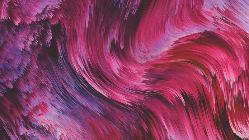waves, abstract, 4K
