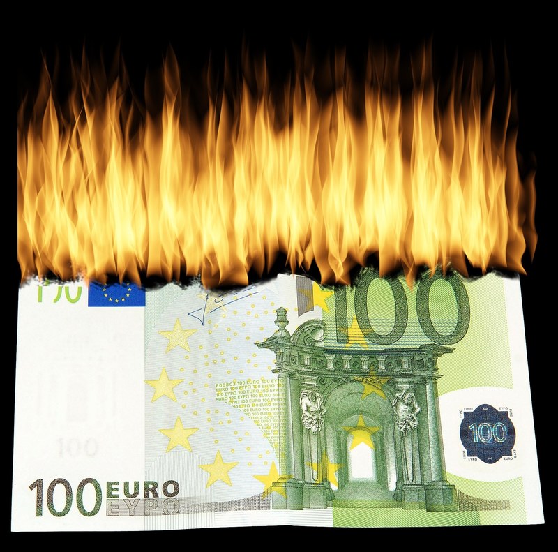 burn money burn geldschein destroy money finance 4k