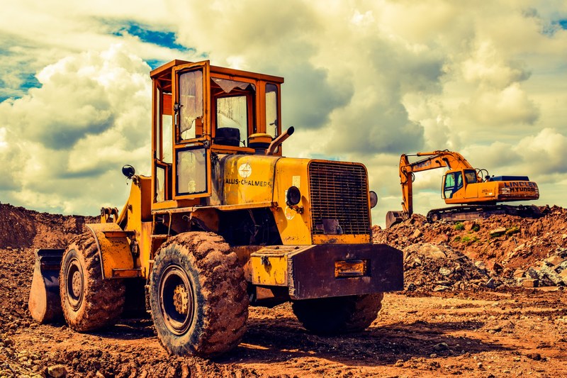 bulldozer excavator heavy machine equipment vehicle 4k