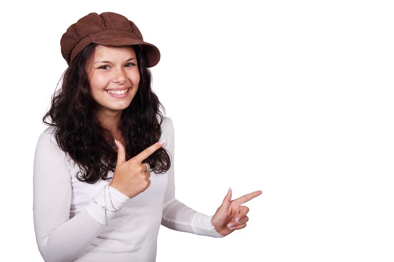 brown brunette female finger gesture girl 4k