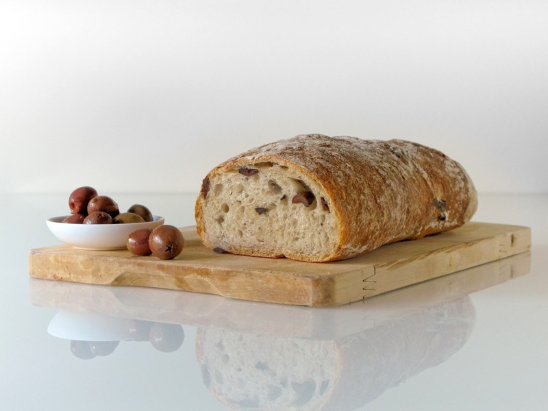 bread food olives mediterranean bakery healthy 4k