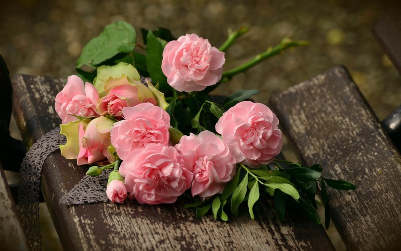 bouquet cloves roses romantic birthday bouquet 4k