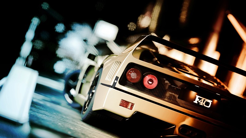 Ferrari F40, classic cars, supercar, 4K