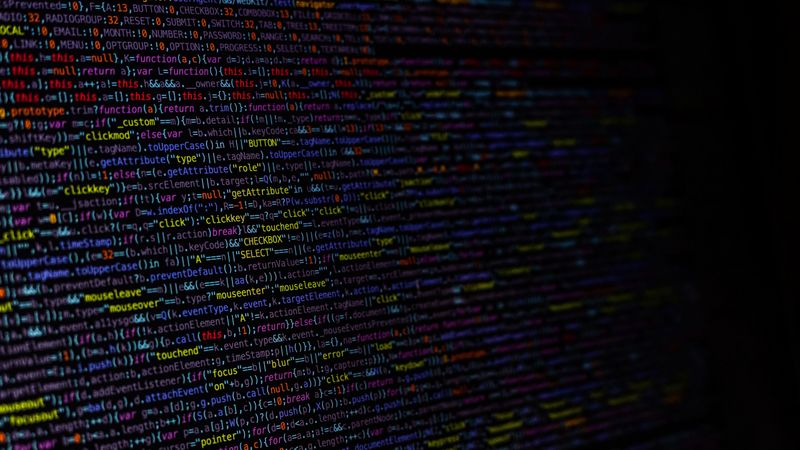 code, symbols, programming, screen, 4k
