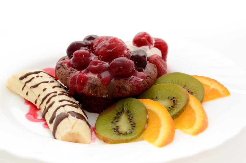 bananas dessert ice cream fruit sweets 4k