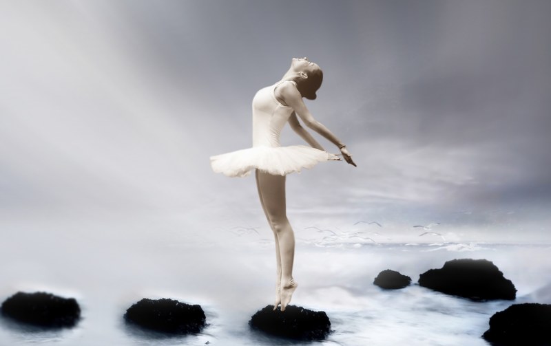 ballerina ballet dancer dancer grazie pose fantasy 4k