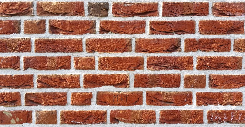 background texture structure wall brick stone red 4k