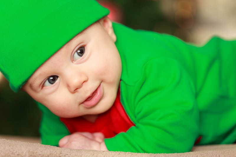 baby boy child christmas costume cute december 4k