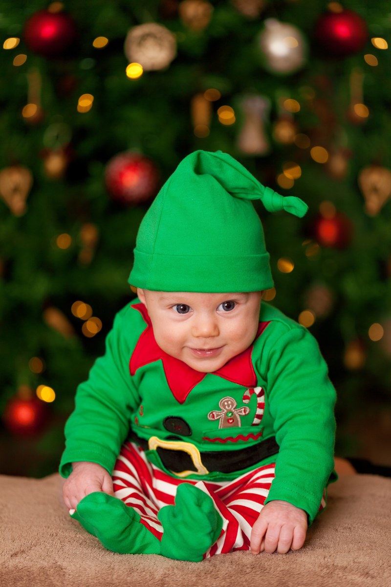 baby boy child christmas costume cute december 4k