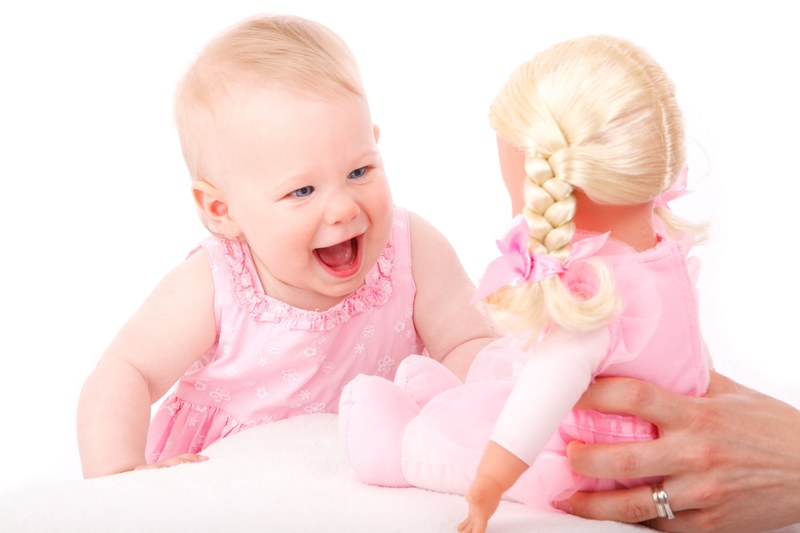 baby child cute doll expression face girl kid 4k