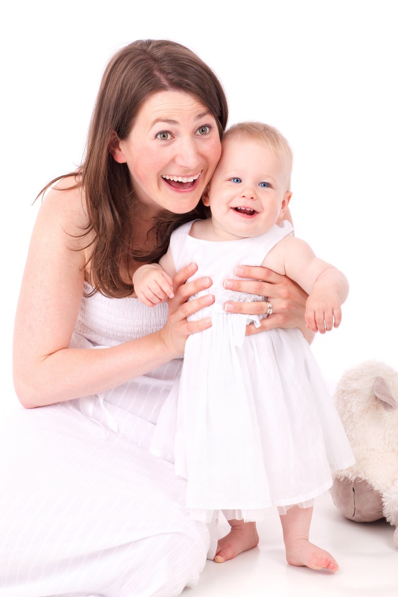 baby child daughter face fun girl happy isolated 4k