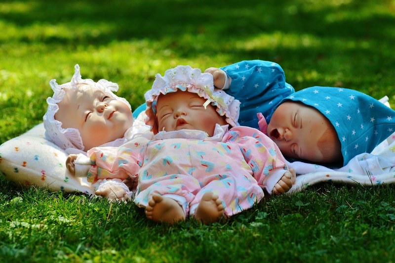 babies three sleep eyes closed peaceful cute 4k