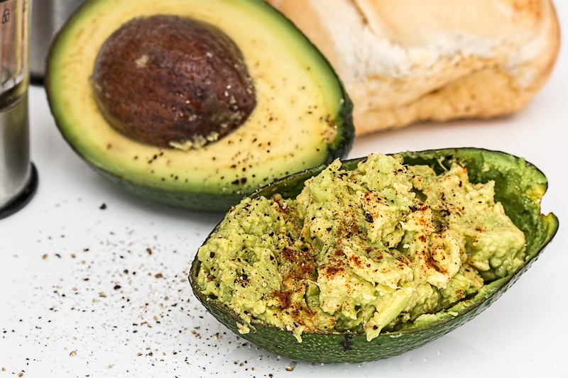 avocado salad fresh food vegetarian diet lunch 4k