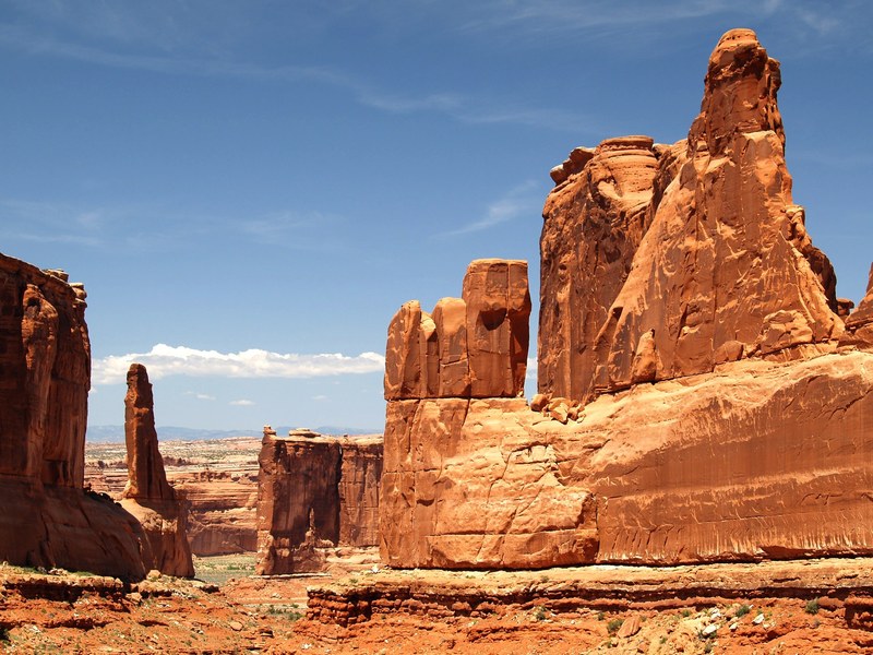 arches national park utah usa red rocks landscape 4k