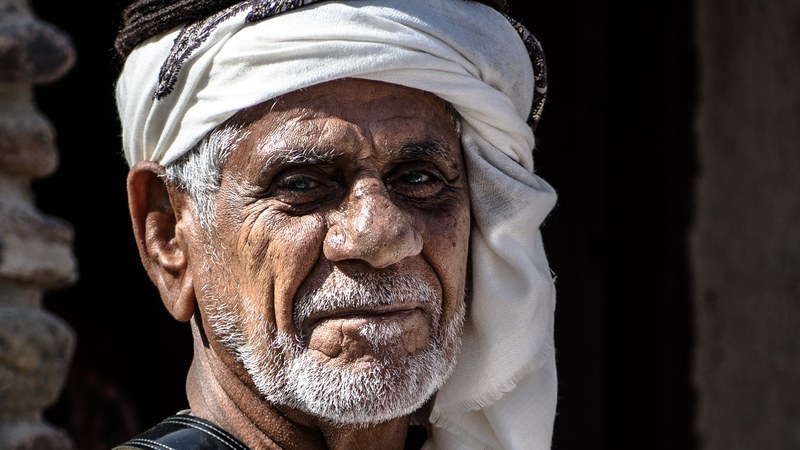 arabs face orient arabic islam muslim man old 4k