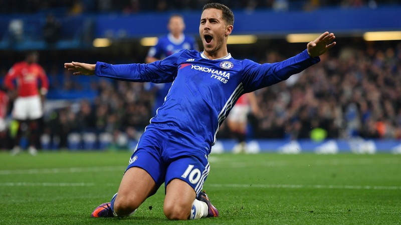 Eden Hazard, Chelsea, soccer, 4K