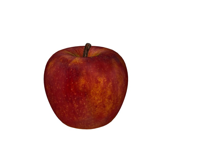 apple fruit red frisch digital art isolated 4k