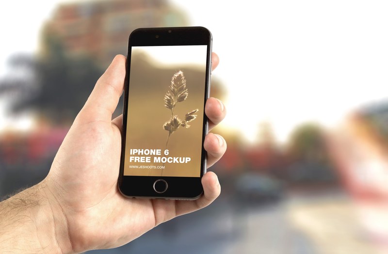 apple iphone iphone 6 mockup hand app modern 4k